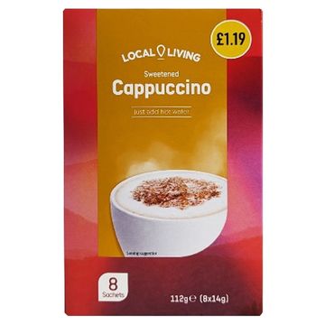 Local Living Cappuccino Sachets 112g
