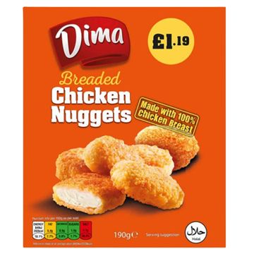 Dima Breaded Nuggets 12 x 190g