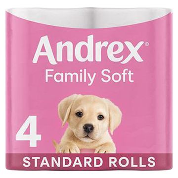 Andrex Gentle Toilet Roll Roll 4roll