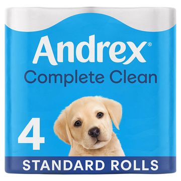 Andrex Complete Clean T Rolls 4roll