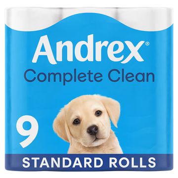 Andrex Complete Clean T Rolls 9roll