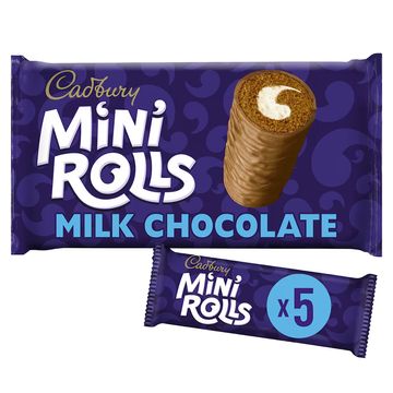 Cad Mini Rolls Milk Chocolate 5s