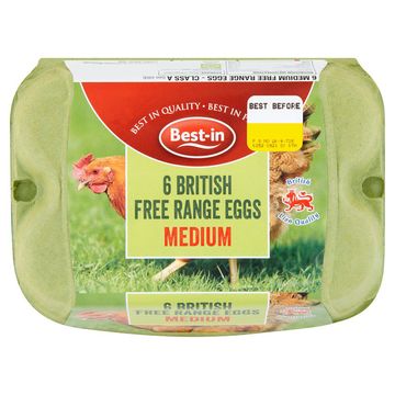 B/In Med F/R Brit Eggs 6s