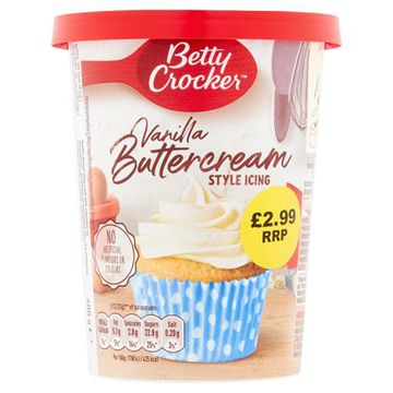 Betty Crocker Vanilla Buttercream Icing 299g