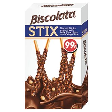 Biscolata Stix Milk Chocolate with Crispy Rice